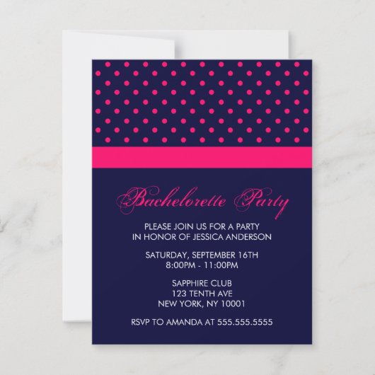 Stijlvol, opgerold poolpuntenpatroon kaart (Voorkant)