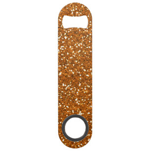 Stijlvol Oranje glitter Speed Flessenopener