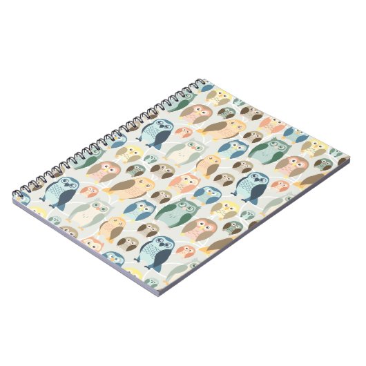 Stijlvol ovendematroon - complementaire kleuren notitieboek (Linkerzijde)