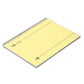 Stijlvol Overlevende Kruis Notitieboek (Linkerzijde)