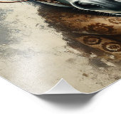 Stijlvol paard met bril – Grappige kunst Foto Afdruk (Hoek)