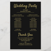 Stijlvol Paars en goudweddenschap (Achterkant)