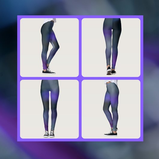 Stijlvol Paars en grijs Leggings