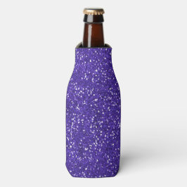 Stijlvol Paars glitter Flesjeskoeler