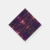 Stijlvol Paars Glitter Gold Mogern Sparkl Servet (Hoek)