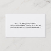 Stijlvol Paars glitter lips maken artiest #2 Visitekaartje (Achterkant)