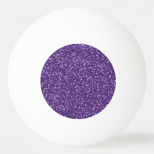 Stijlvol Paars glitter Pingpongbal (Voorkant)