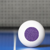 Stijlvol Paars glitter Pingpongbal (Net)