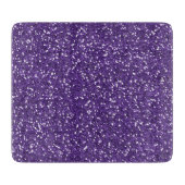 Stijlvol Paars glitter Snijplank (Voorkant)