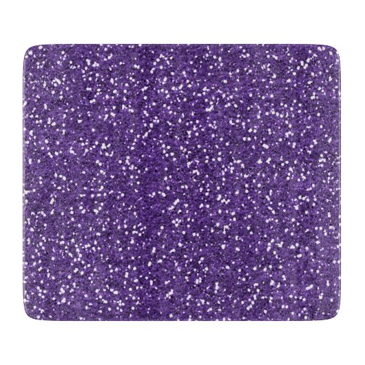 Stijlvol Paars glitter Snijplank (Voorkant)