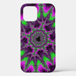 Stijlvol Paars, groen en roze fractaal Case-Mate iPhone Case