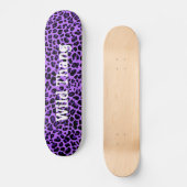 Stijlvol Paars Jaguar Custom Skateboard (Voorkant)