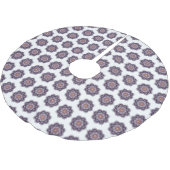 Stijlvol Paars Mandala Kerstboom Rok (Gekanteld)