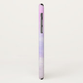 Stijlvol Paars Roze Blauwe Waterverf Monogram Case-Mate iPhone Case (Achterkant/links)