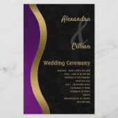 Stijlvol Paarse en gouden (Voorkant)