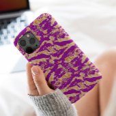 Stijlvol paarse, goudkleurige Chic-esthetisch Case-Mate iPhone Case