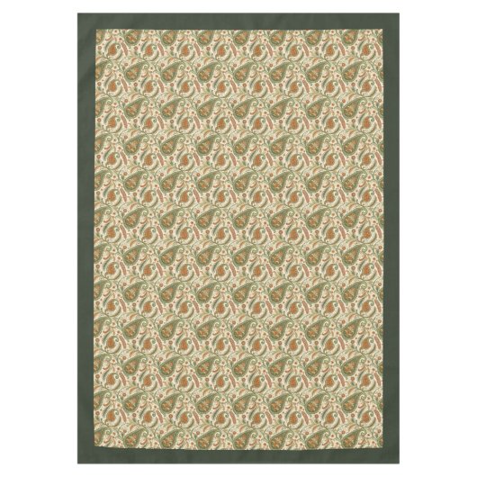 Stijlvol Paisley tafelkleed – Aardse Boho Decor (Voorkant)