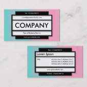 Stijlvol paneel II - Soap Sandwich Visitekaartje (Voorkant / Achterkant)