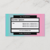 Stijlvol paneel II - Soap Sandwich Visitekaartje (Achterkant)