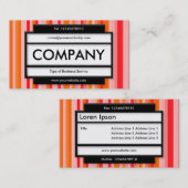 Stijlvol paneel II - Stripes 01 Visitekaartje (Voorkant / Achterkant)