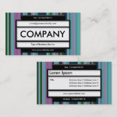 Stijlvol paneel II - Stripes 02 Visitekaartje (Voorkant / Achterkant)