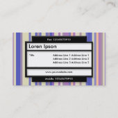 Stijlvol paneel II - Stripes 08 Visitekaartje (Achterkant)