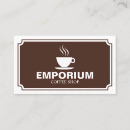 Stijlvol paneel - Koffie 4C2A1E (eggshell) Visitekaartje