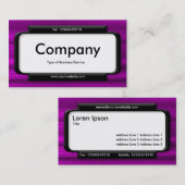 Stijlvol paneel - Penseelmagenta textuur Visitekaartje (Voorkant / Achterkant)