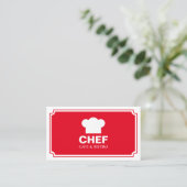 Stijlvol paneel - Rood Visitekaartje (Staand voorkant)