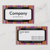 Stijlvol paneel - Stripes 03 Visitekaartje (Voorkant / Achterkant)