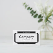 Stijlvol paneel - Wit Visitekaartje (Staand voorkant)