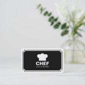 Stijlvol paneel - Zwart (Eggshell) Visitekaartje (Staand voorkant)