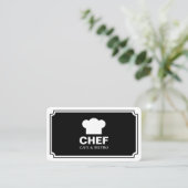 Stijlvol paneel - Zwart (Eggshell) Visitekaartje (Staand voorkant)