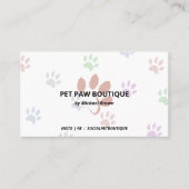 Stijlvol papier reinigen visitekaartje (Voorkant)