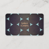 Stijlvol patroon met moderne koudekorrels visitekaartje (Voorkant)