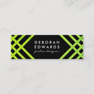 Stijlvol patroon met moderne structuur mini visitekaartje