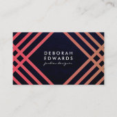 Stijlvol patroon met moderne structuur visitekaartje (Voorkant)