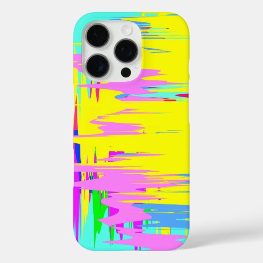 Stijlvol patroon ontwerp in zomerkleuren Case-Mate iPhone case (Achterkant)