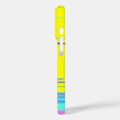 Stijlvol patroon ontwerp in zomerkleuren Case-Mate iPhone case (Achterkant / Links)