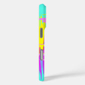 Stijlvol patroon ontwerp in zomerkleuren Case-Mate iPhone case (Achterkant / Rechts)