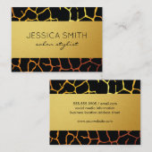 Stijlvol patroon visitekaartje (Voorkant / Achterkant)