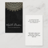 stijlvol patroon visitekaartje (Voorkant / Achterkant)