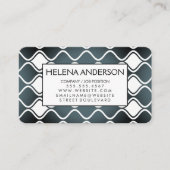 Stijlvol patroon visitekaartje (Voorkant)
