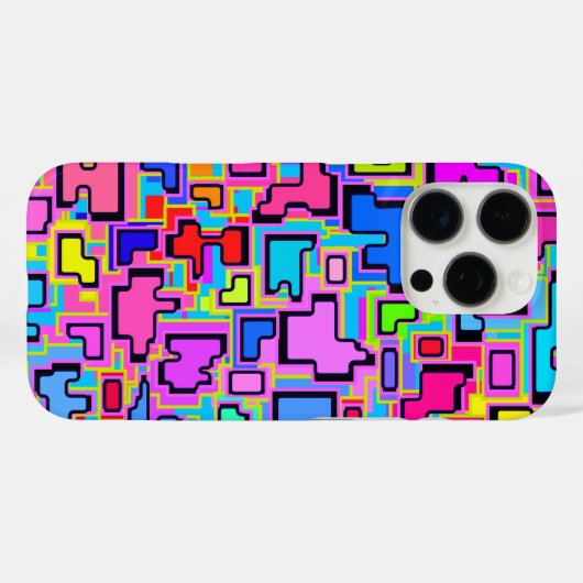 Stijlvol patroonontwerp Case-Mate iPhone case (Achterkant (horizontaal))