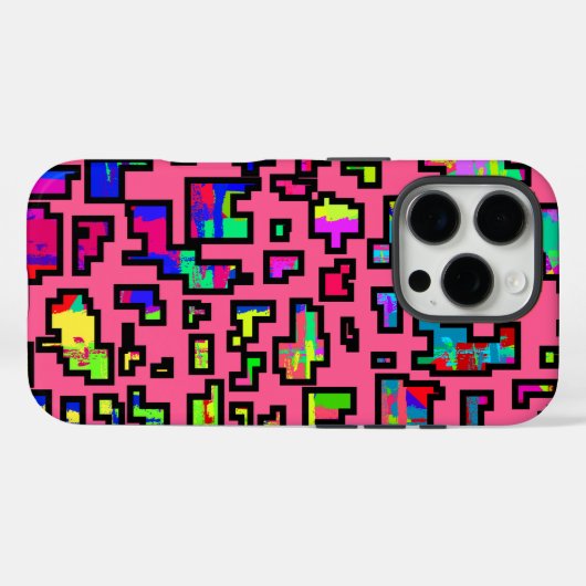 Stijlvol patroonontwerp Case-Mate iPhone case (Achterkant (horizontaal))