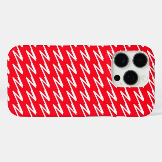 Stijlvol patroonontwerp Case-Mate iPhone case (Achterkant (horizontaal))