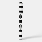 Stijlvol patroonontwerp in zwart-wit Case-Mate iPhone case (Achterkant / Rechts)