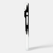 Stijlvol patroonontwerp in zwart-wit Case-Mate iPhone case (Achterkant / Links)