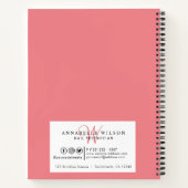 Stijlvol pekelspijkerboek notitieboek (Achterkant)