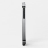 Stijlvol penseel Metaal Roestvrij staal Kijk uit Case-Mate iPhone Case (Achterkant/links)